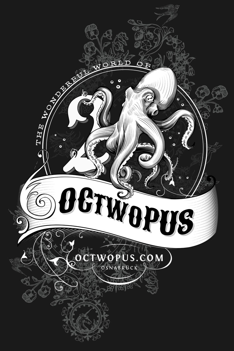 Art, commercial hat hier das Logo gestaltet. Octwopus Verlag