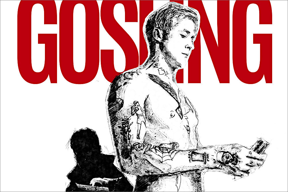 Ryan Gosling - Skizze
