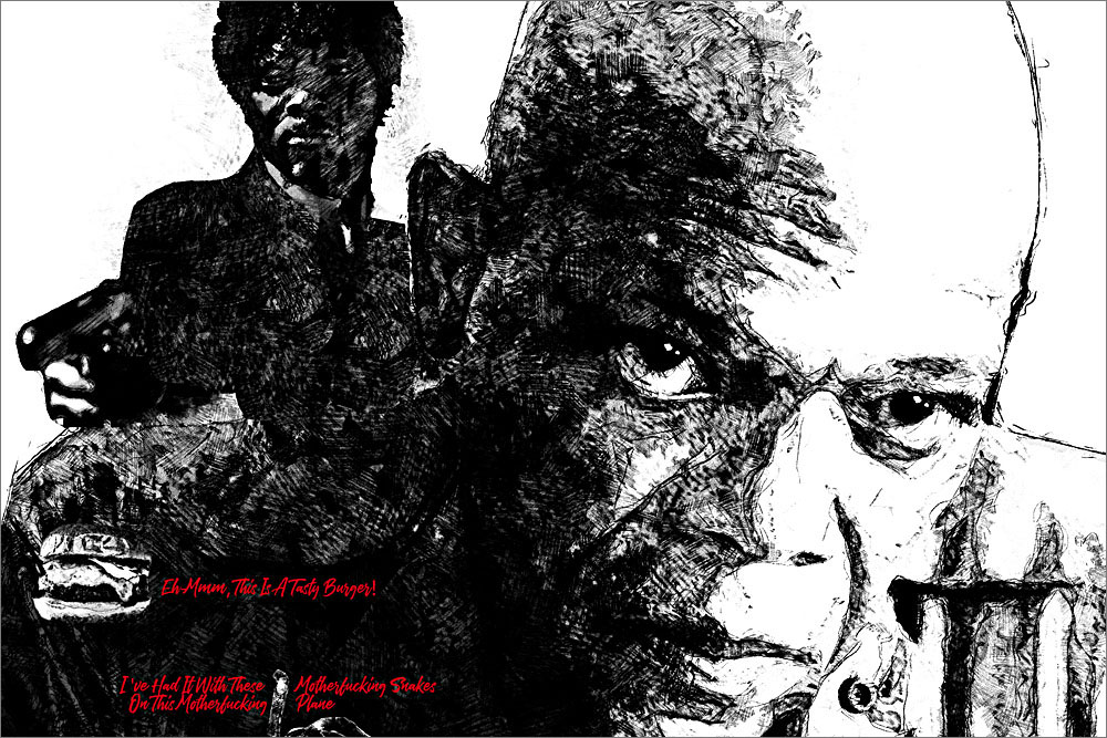 Samuel L. Jackson - Skizze