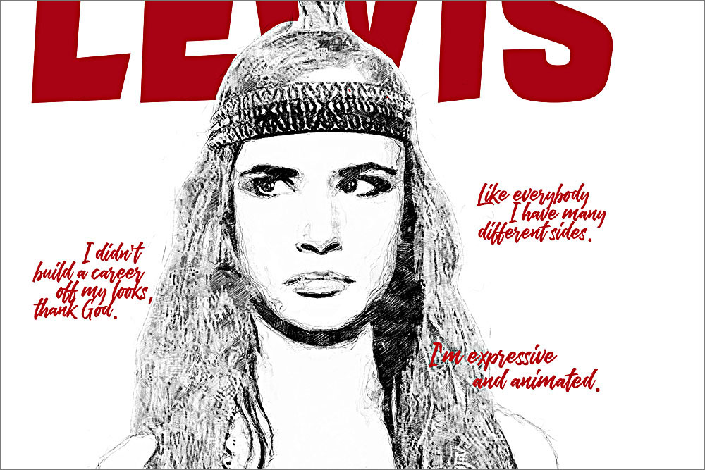 Juliette Lewis - Skizze