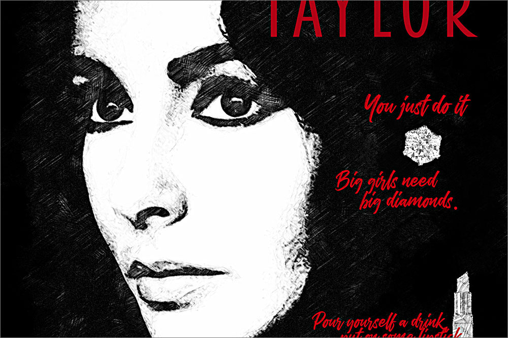 Elisabeth Taylor - Skizze